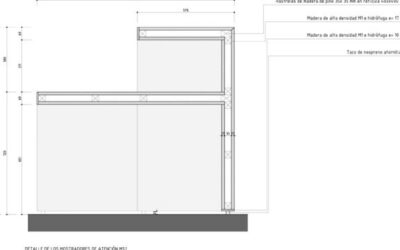 Mostradores en Museo de Los Dólmenes. Antequera