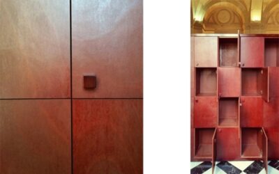 Taquillas en sala de acceso al Archivo de Indias