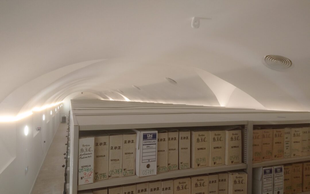 Sótano del Archivo Histórico del Palacio Arzobispal